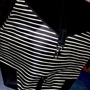 Stella & Dot Stripped Backpack